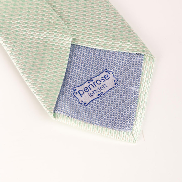 PENROSE YELLOW GREEN PAISLEY TIE | MENS - Picture 4 of 4